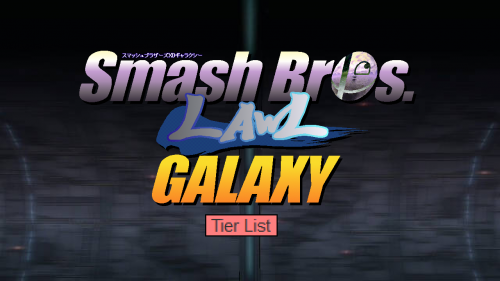 Create A Official Smash Bros Lawl Galaxy Tier List TierMaker