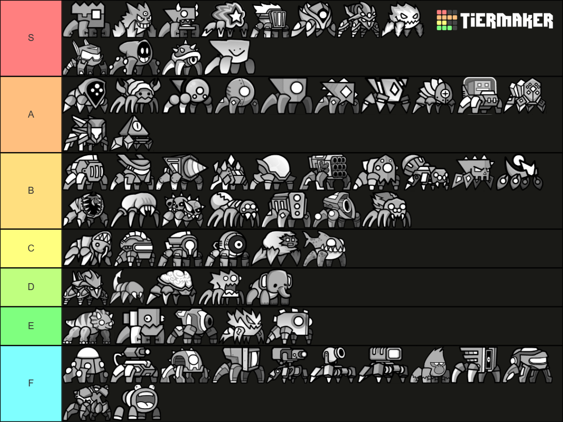 Geometry Dash All Spiders Tier List Community Rankings Tiermaker