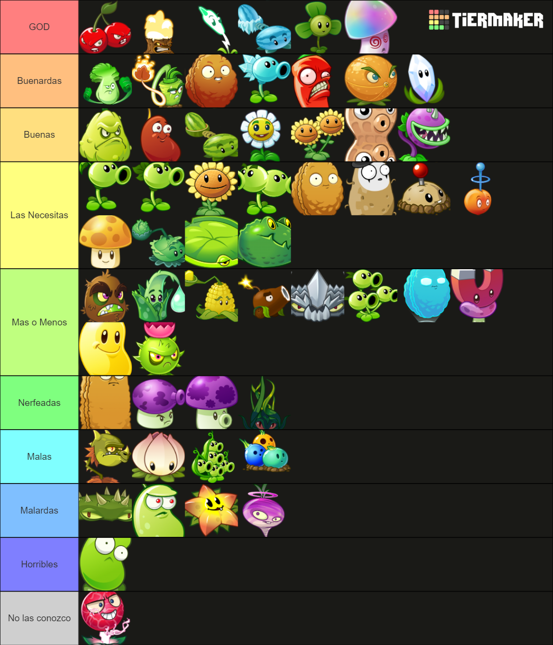 Pvz 2 Ultimate Plant Tier List Community Rankings TierMaker