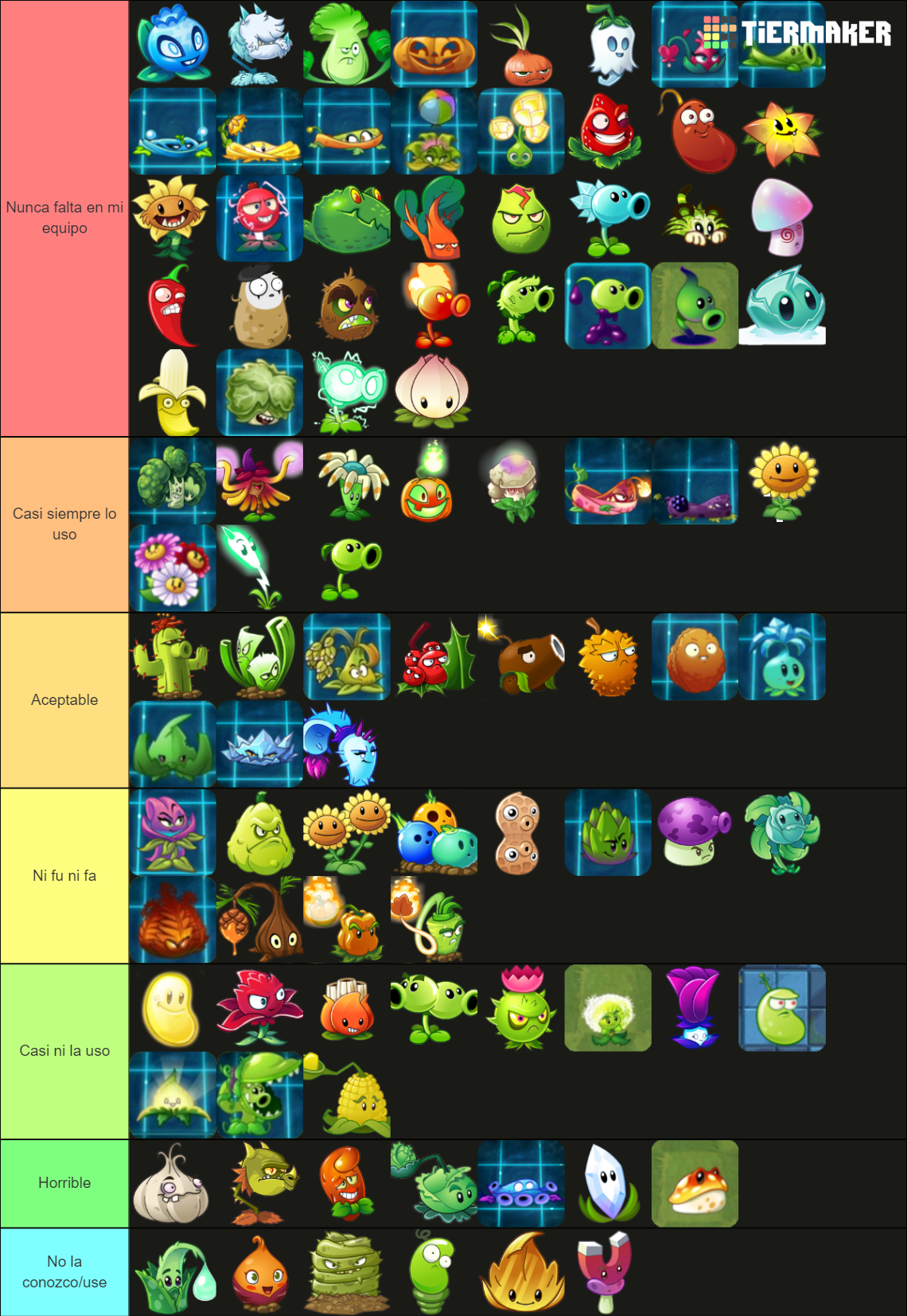 Plantas De PVZ 2 Tier List Community Rankings TierMaker