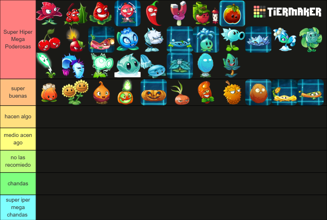 Plantas De Pvz Tier List Community Rankings Tiermaker