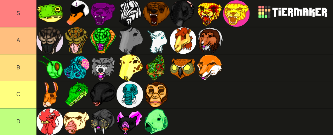 Hotline Miami Mask Tier List Community Rankings TierMaker