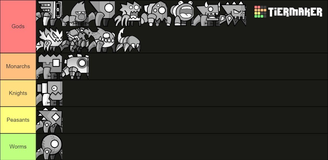 Geometry Dash Spiders Tier List Community Rankings Tiermaker