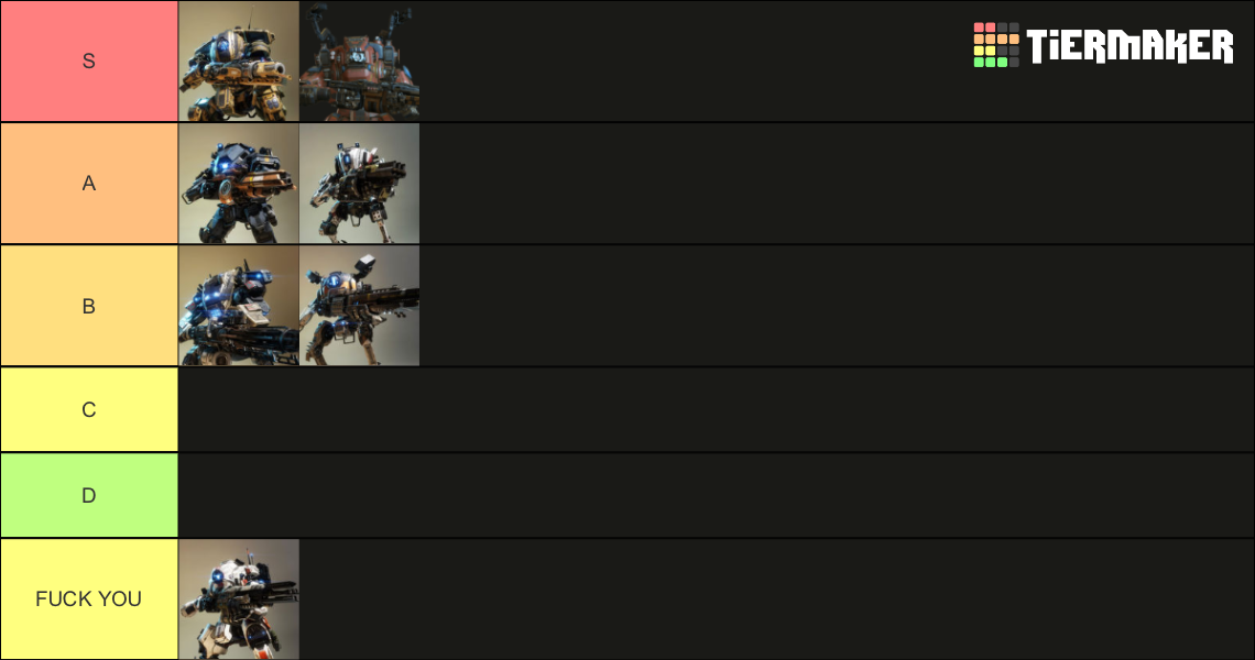 Titanfall Titans Tier List Community Rankings Tiermaker