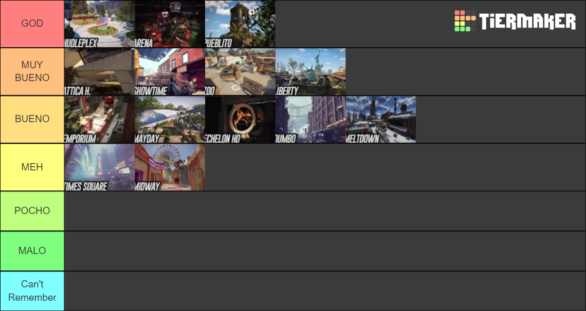 XDefiant Maps Tier List Community Rankings TierMaker