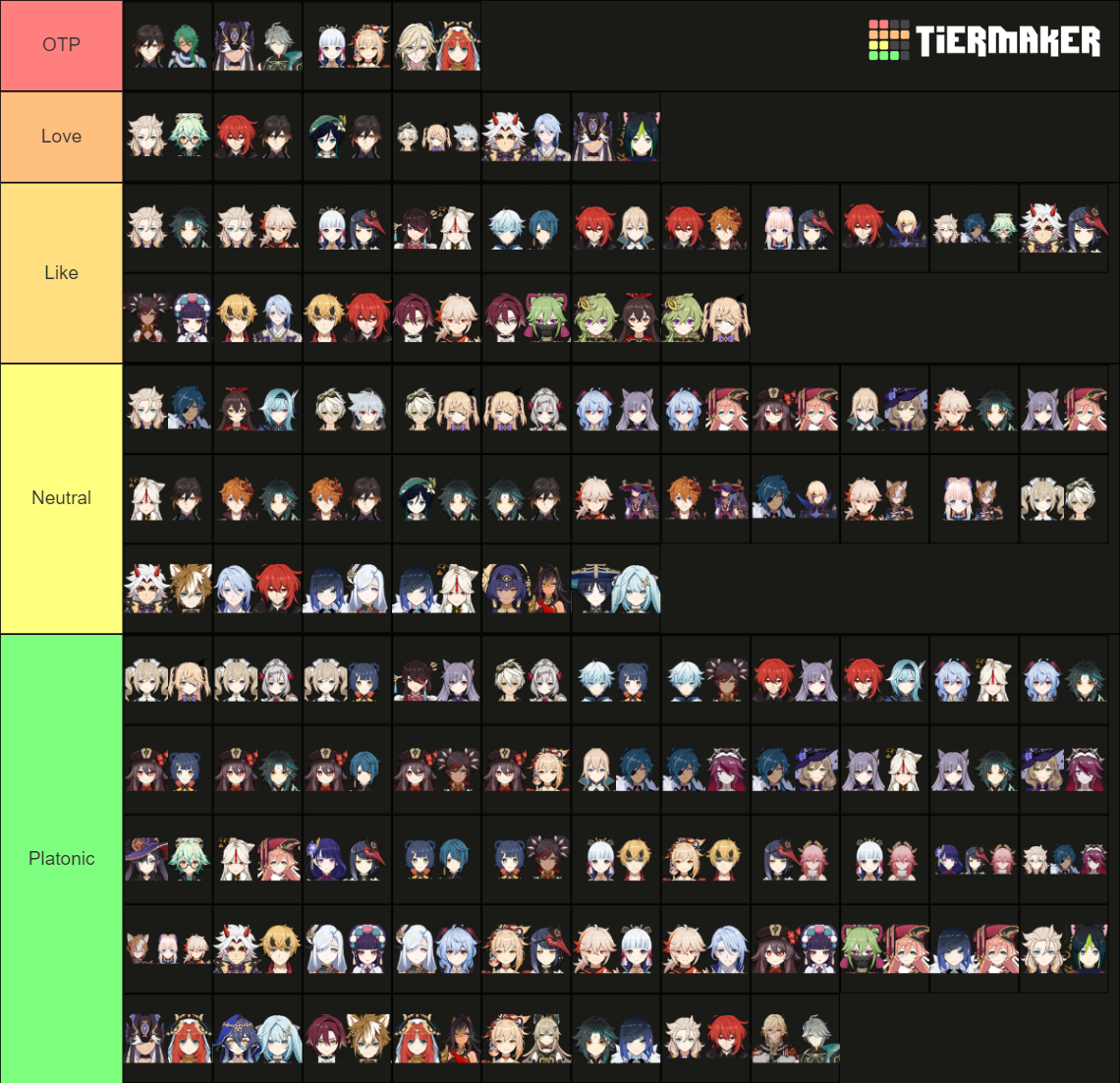 Genshin Impact Ship Tier List Community Rankings Tiermaker