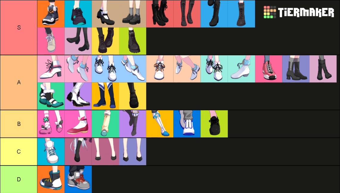 Project Sekai Shoes Tier List Community Rankings Tiermaker