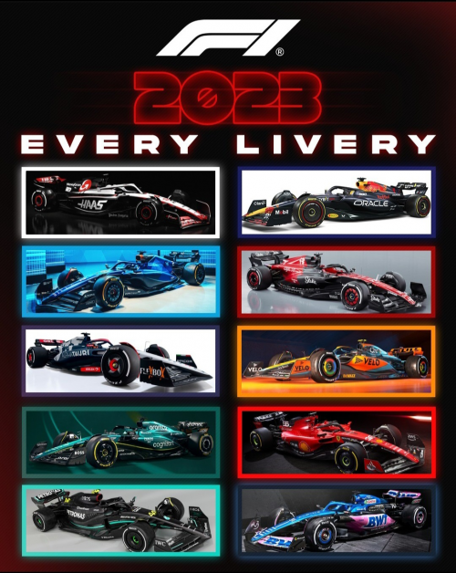 Create A F1 2023 Liveries Tier List TierMaker