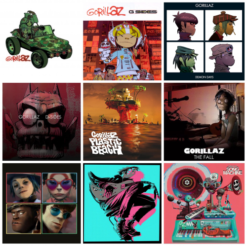 Create A Gorillaz Albums Tier List Tiermaker