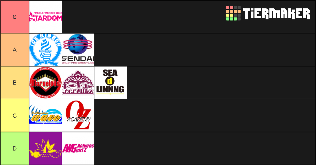 Best Joshi Wrestling Promotions Tier List Community Rankings Tiermaker