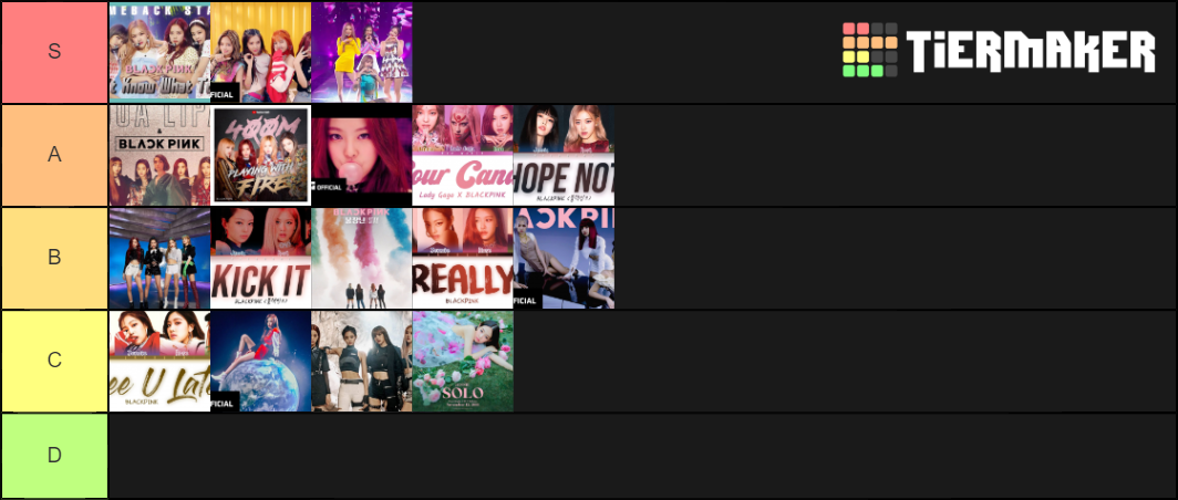 Blackpink Song Tier List Community Rankings Tiermaker