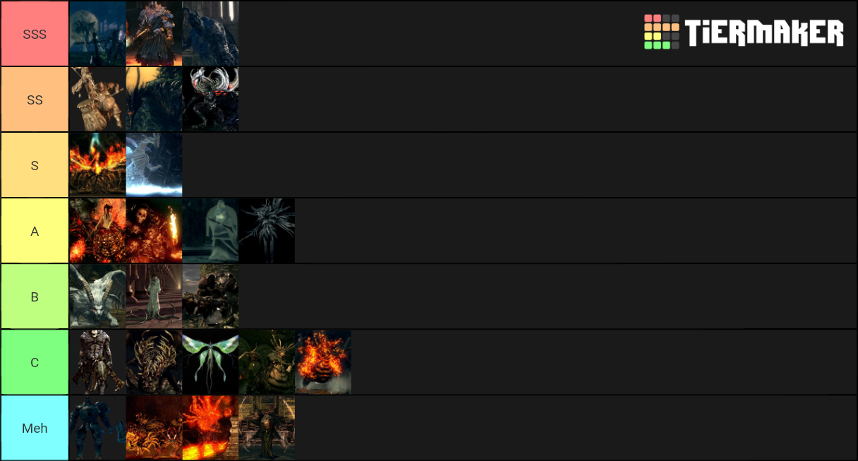 Dark Souls Bosses Tier List Community Rankings TierMaker