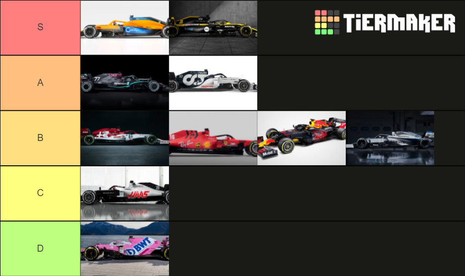 F Car Liveries Tier List Community Rankings Tiermaker