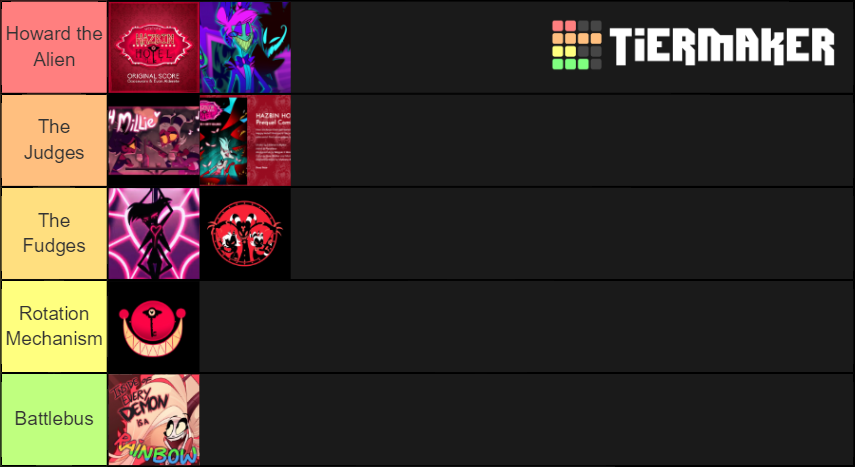 Hazbin Hotel Content Tier List Community Rankings Tiermaker