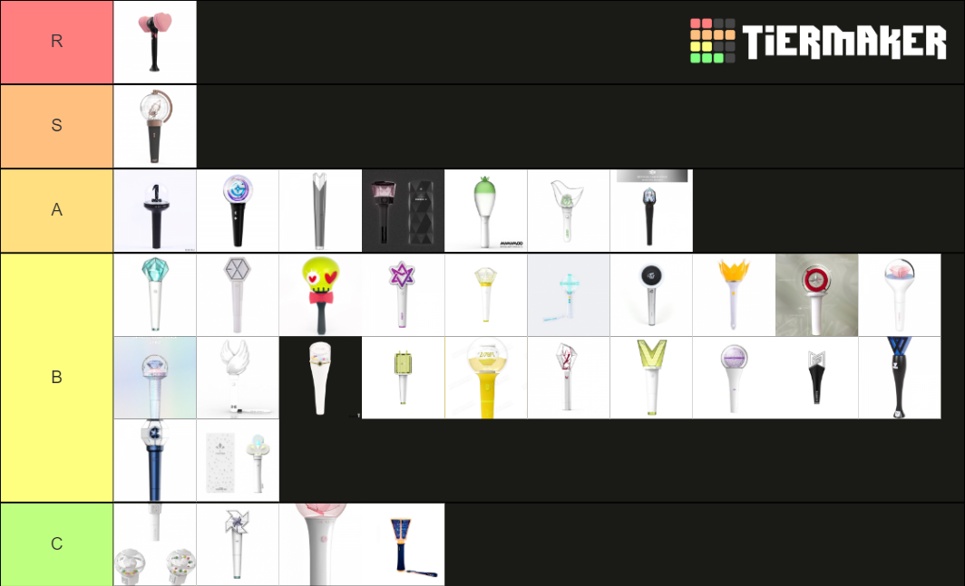 Kpop Lightstick Ranking Version Tier List Community Rankings