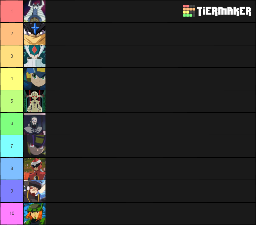 Mega Man NT Warrior Personajes Mas Poderosos Tier List Community