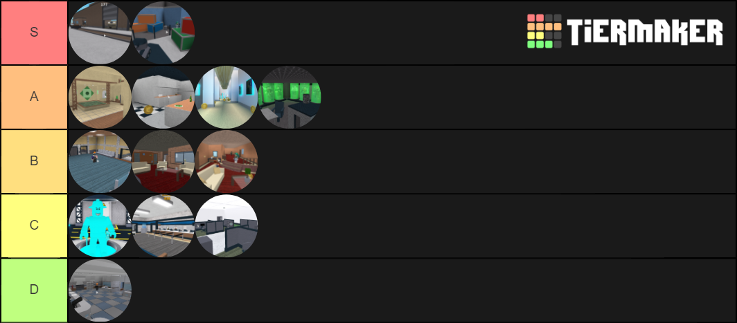 MM2 Maps Tier List Community Rankings TierMaker