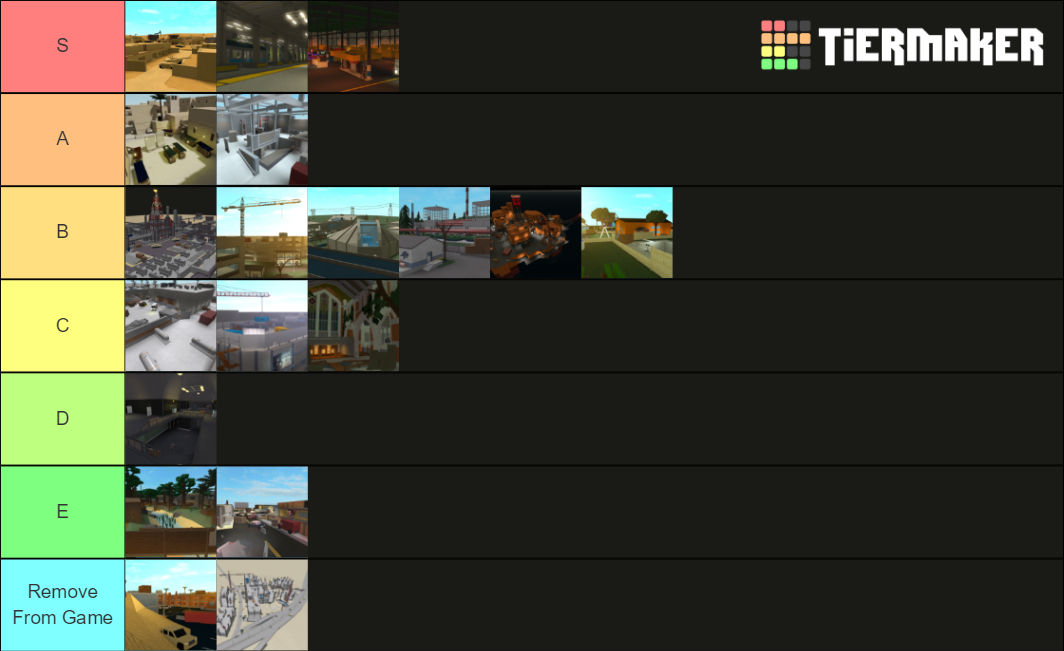 Phantom Forces Maps Tier List Community Rankings Tiermaker