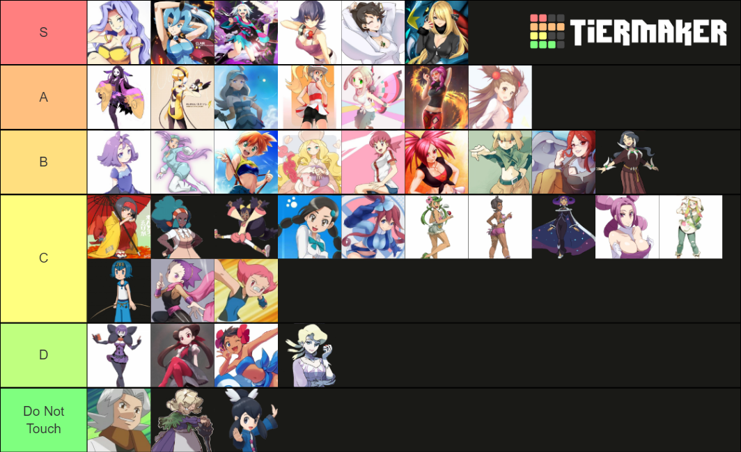 Pokemon Gym Leaders E Female Tier List Community Rankings Tiermaker