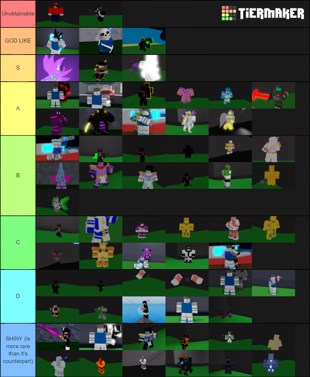 Rarity Tier List Community Rankings TierMaker