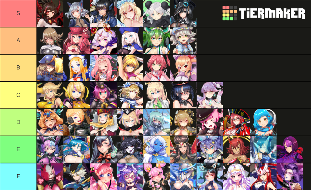 S F Girls All Characters Tier List Community Rankings Tiermaker