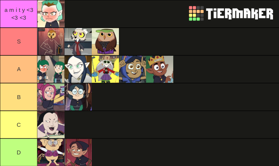 The Owl House Cast Tier List Community Rankings TierMaker