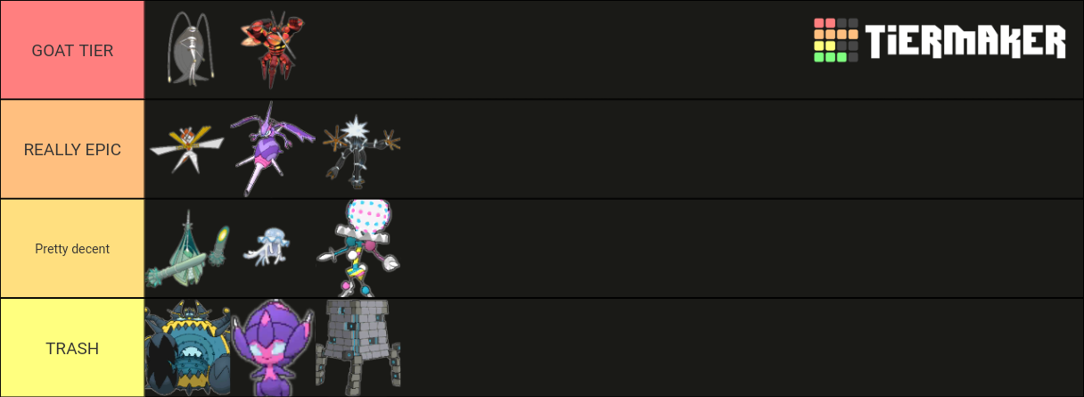 Ultra Beast Tier List Community Rankings Tiermaker