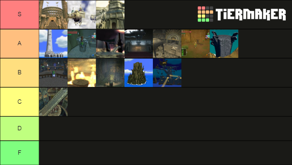 Wind Waker And Twilight Princess Dungeons Tier List Community Rankings