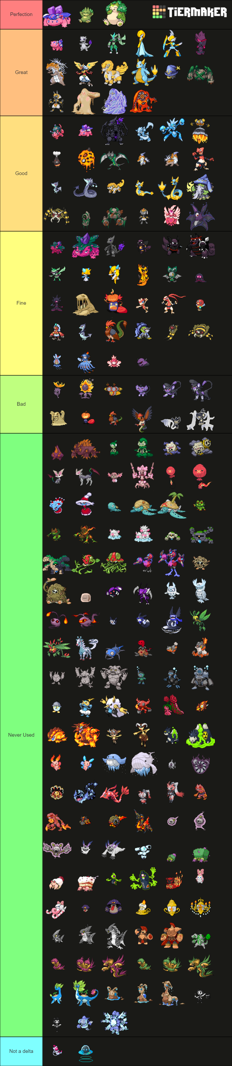 Delta Pokemon From Pokemon Insurgence Fangame Tier List Community