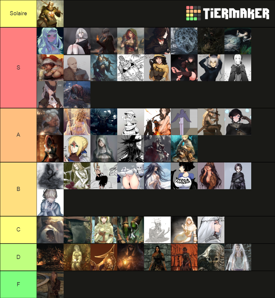 Soulsborne Waifus From Demons Souls To Bloodborne Tier List