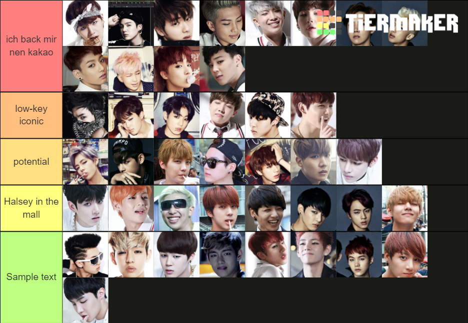 Bts Hairstyles Tier List Community Rankings Tiermaker