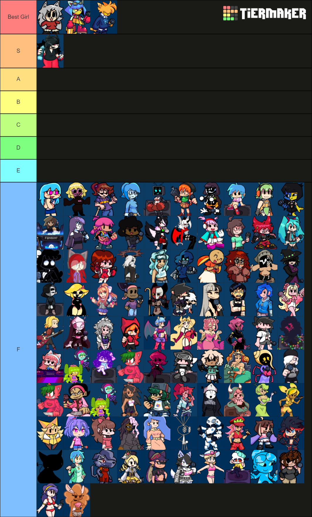 Friday Night Funkin Waifu List Tier List Community Rankings Tiermaker Images And Photos Finder