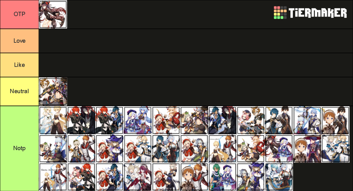 Problematic Genshin Impact Ships Tier List Community Rankings Tiermaker