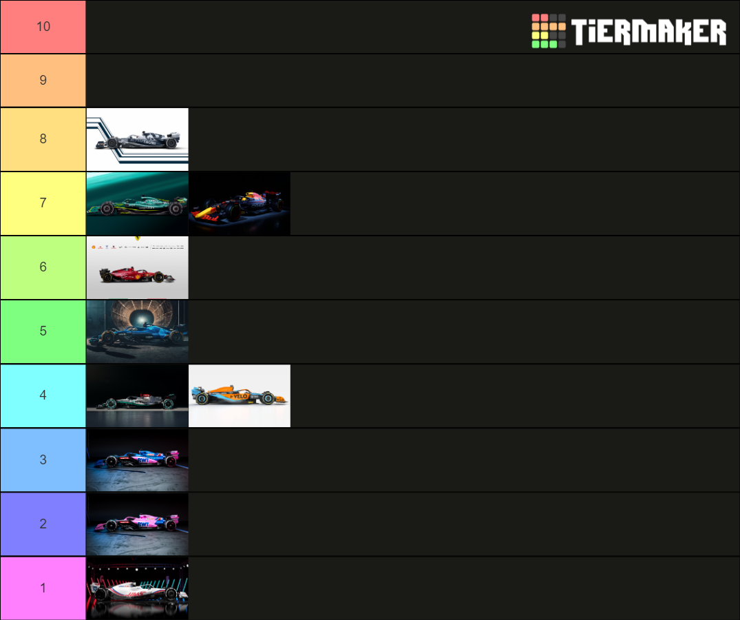 F Liveries Tier List Community Rankings Tiermaker