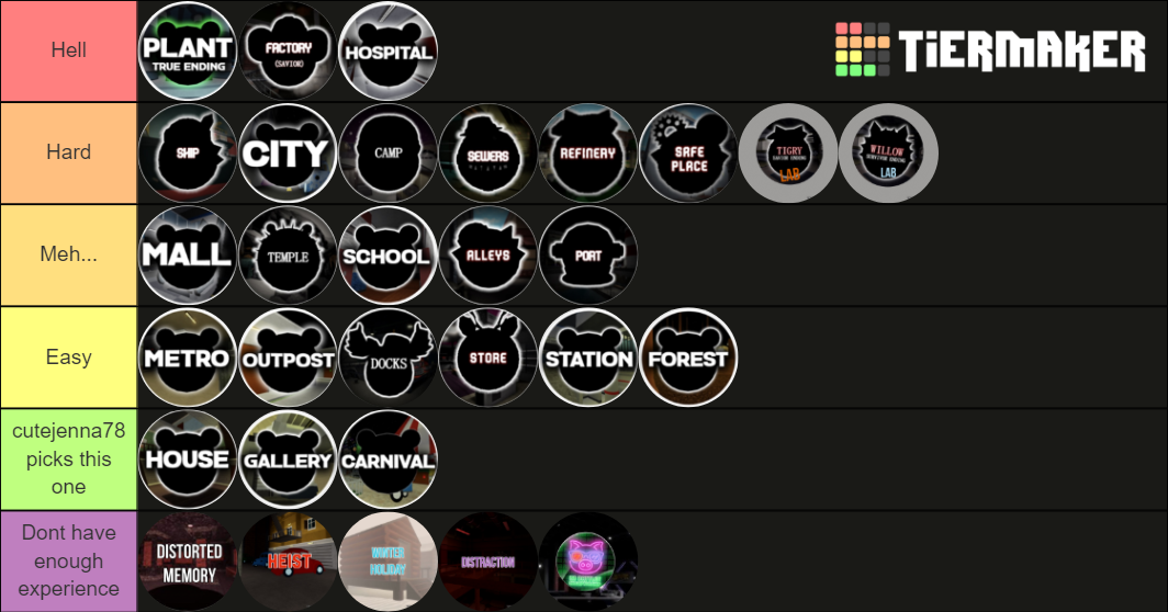 Piggy Chapters Book Book Extra Maps Tier List Community