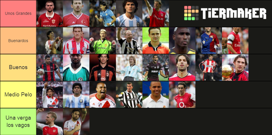 Los Mejores Jugadores Del Pes Tier List Community Rankings Tiermaker