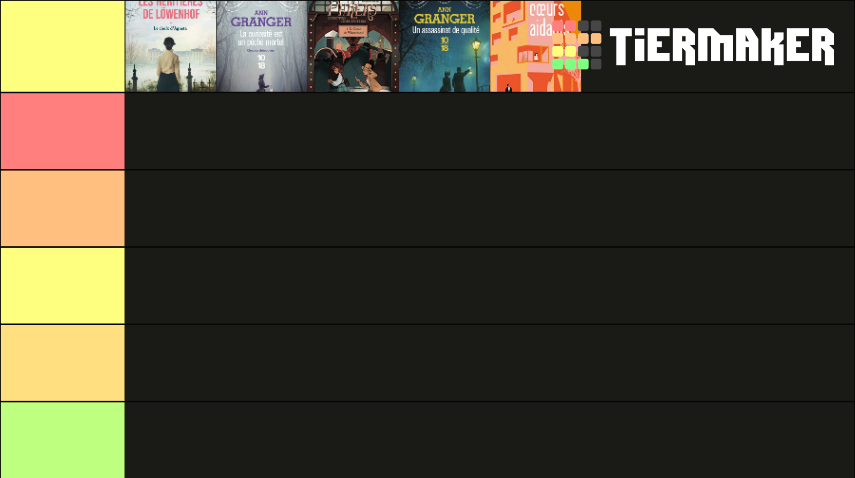 Liste De Lecture Tier List Community Rankings TierMaker