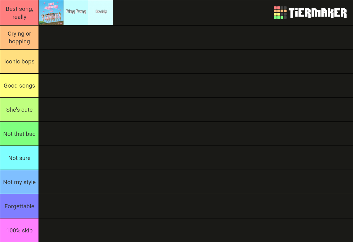 All Cherry Bullet Songs Tier List Community Rankings TierMaker