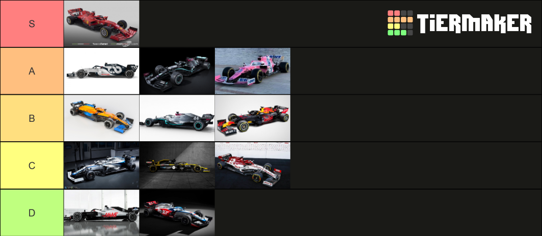 F Updated Corrected Liveries Tier List Community Rankings