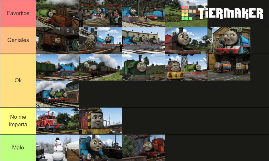 Thomas And Friends Season Tier List Community Rankings Tiermaker