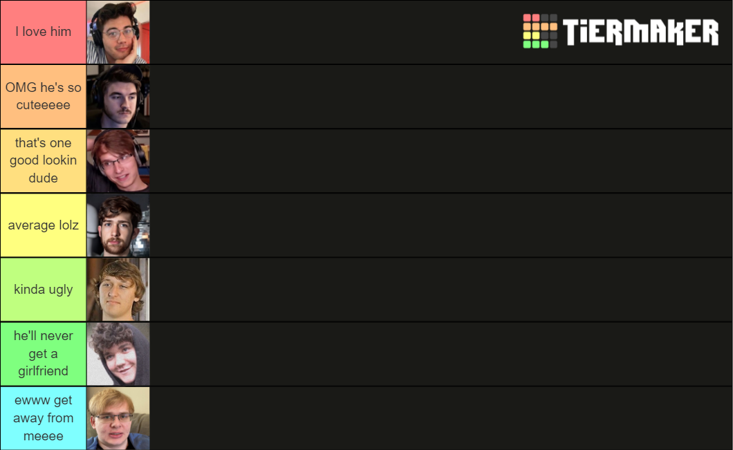 Lunch Club Attractiveness Tier List Community Rankings Tiermaker