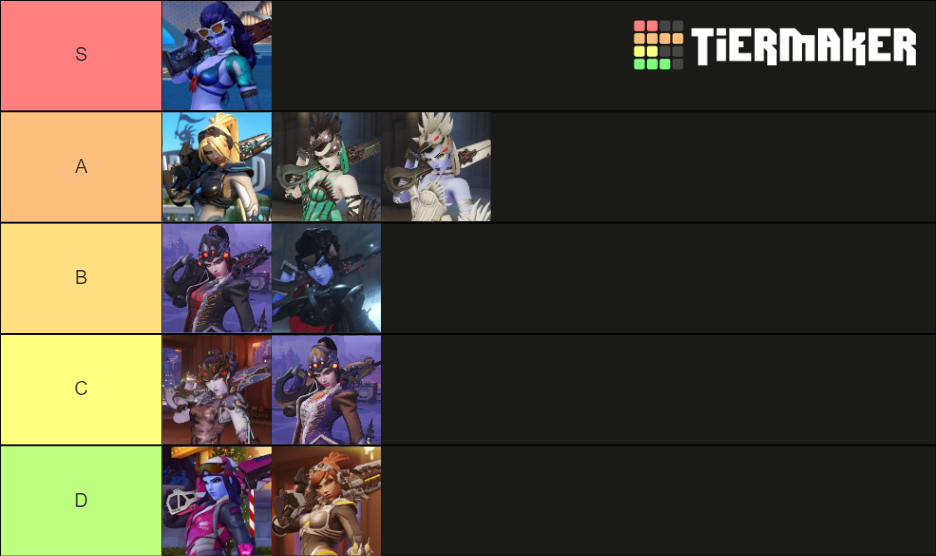 Widowmaker Skins Tier List Community Rankings Tiermaker