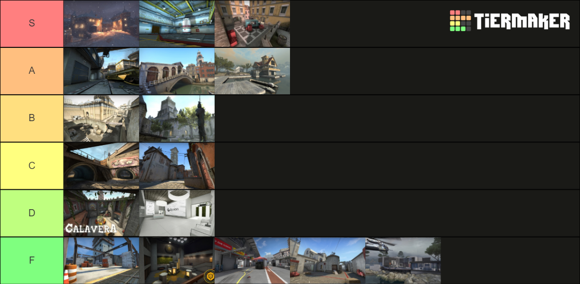 CS GO Wingman Maps Tier List Community Rankings TierMaker