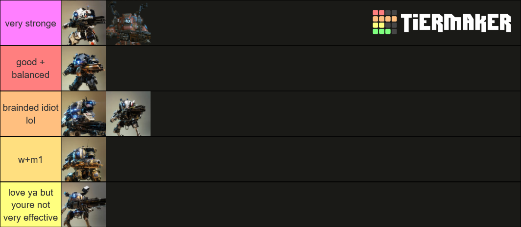 Titanfall 2 Titans Tier List Community Rankings TierMaker