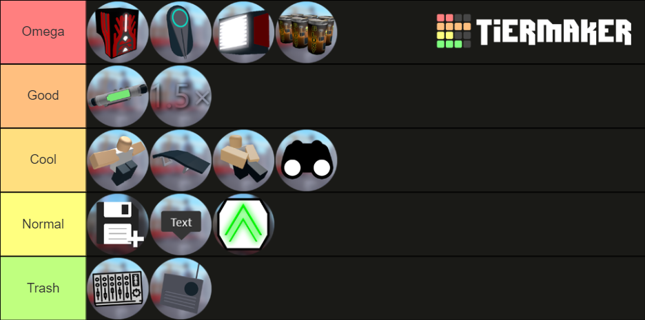 Roblox Parkour Game Passes Tier List Community Rankings Tiermaker