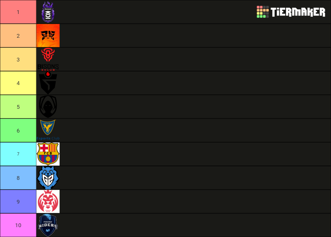 Superliga LVP Logos 2022 Tier List Community Rankings TierMaker