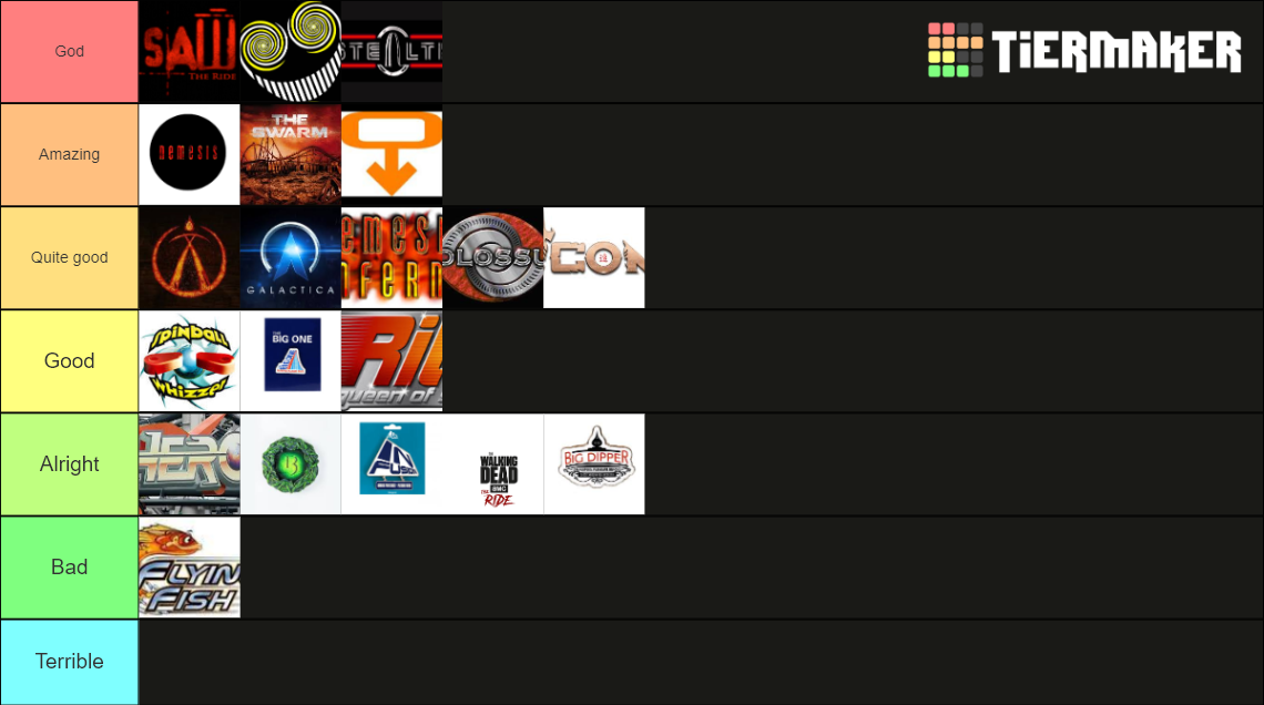 Uk Roller Coasters Tier List Community Rankings Tiermaker