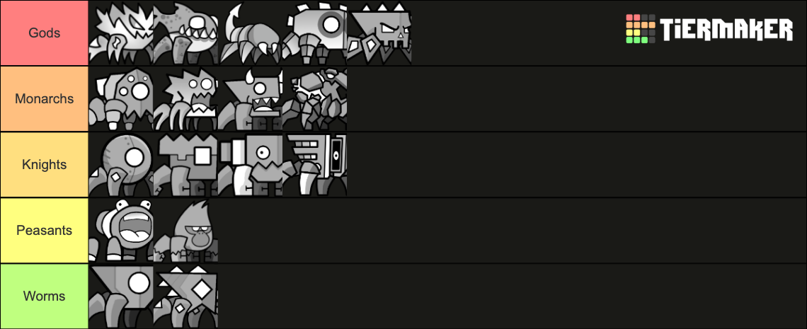 Geometry Dash Spiders Tier List Community Rankings TierMaker