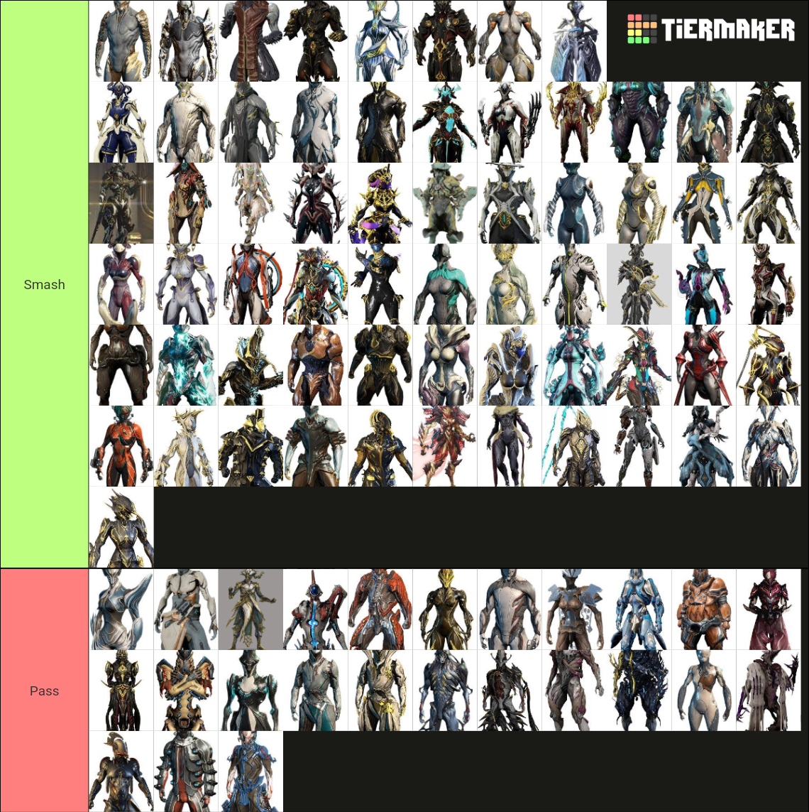 Warframe Sex Appeal Tier List Community Rankings Tiermaker Hot Sex