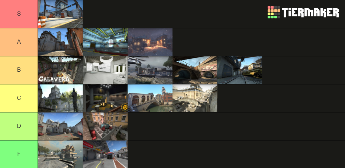 CS GO Wingman Maps Tier List Community Rankings TierMaker